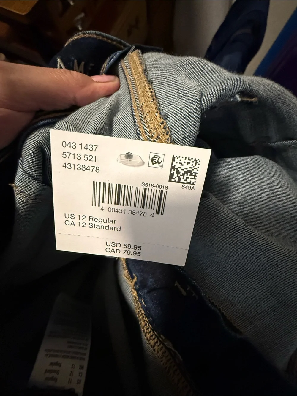 American Eagle Outfitters Dark Blue Flare Jeans